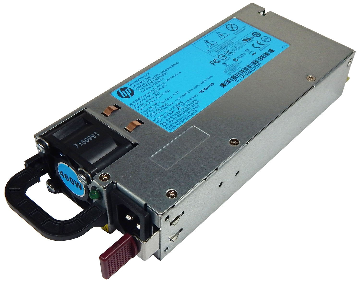 HP DL380P G8 460W Hot Plug Power Supply 511777 001 499249 001 499250 201